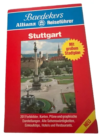 Baedeker Reiseführer Stuttgart Taschenbuch Stadtplan Sehenswürdigkeiten