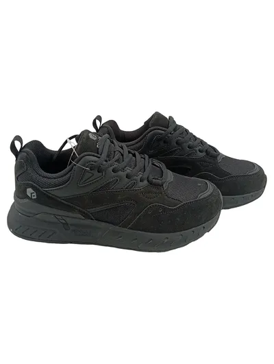 FitVille Damen Sneaker low Sportschuhe Schwarz Gr. 38