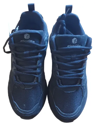 FitVille Damen Sneaker low Sportschuhe Schwarz Gr. 38
