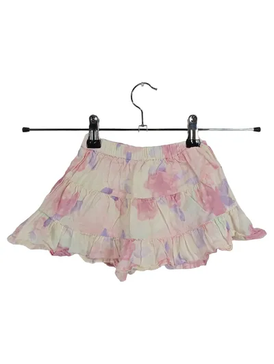 United Colors of Benetton Volantrock Blumenmuster Rosa Gr. 92 Kinder