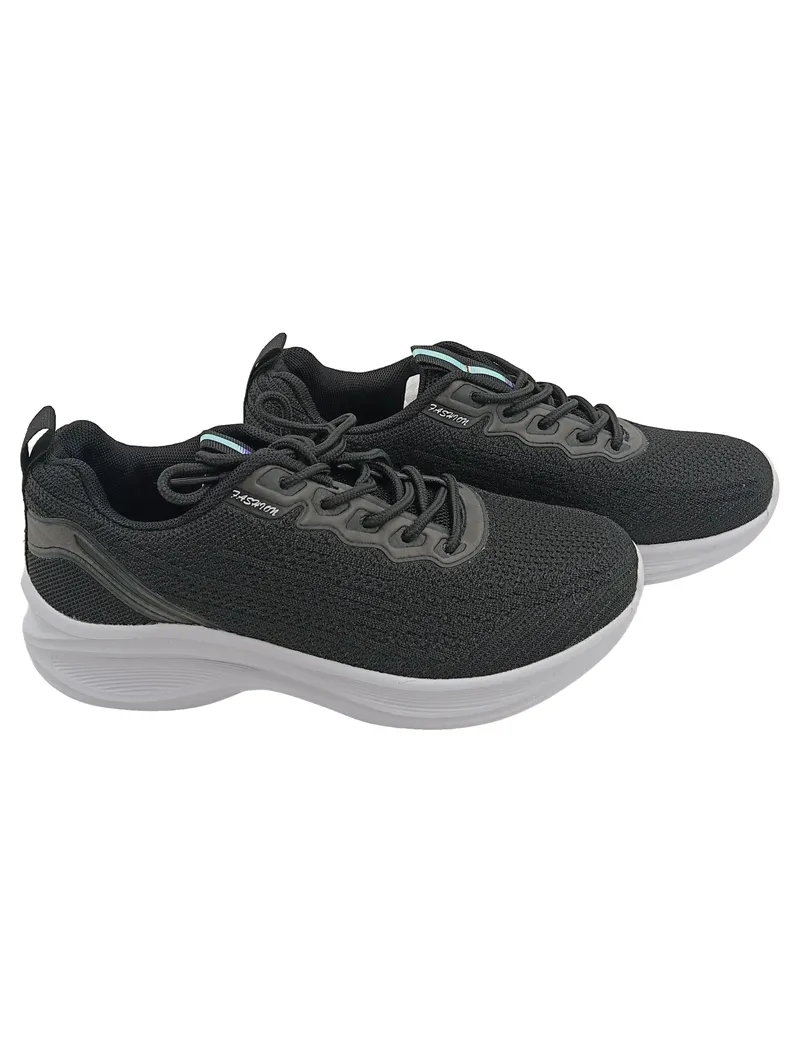 FITVILLE Damen Sportschuhe Laufschuhe Gr. 38 Schwarz Sportlich 1