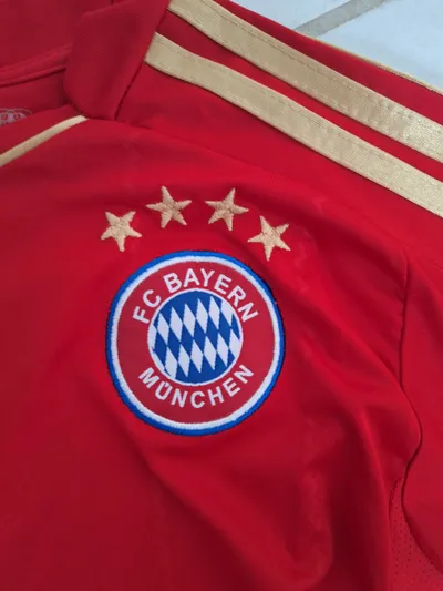 Adidas FC Bayern München Trikot Kinder S Rot Gold ClimaCool Fußball