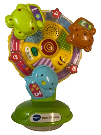 VTech Baby Rasselrad Mehrfarbig Tierkopf ab 6 Monate Spielzeug