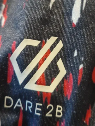 Dare 2b Damen Sport BH Grau Pink Abstrakt Muster Gr. M Fitness 3