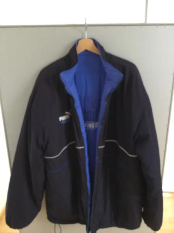 PUMA King Trainingsjacke Wendejacke Herren Gr. 2XL Blau Sportjacke 4
