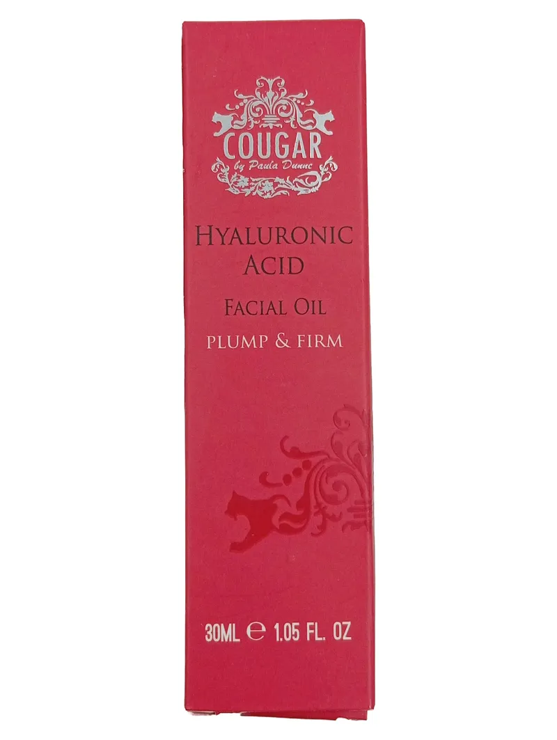 COUGAR Hyaluronsäure Gesichtsöl 30ml Plump & Firm Damen Rot 1
