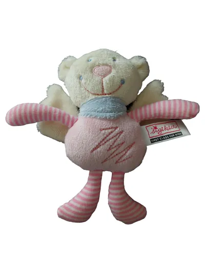 Sigikid Teddy Engel Schutzengel Baby Kuscheltier Rosa Gestreift 17cm