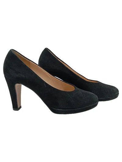 Gabor Damen Pumps Gr. 35 Schwarz Elegant Business Plateau