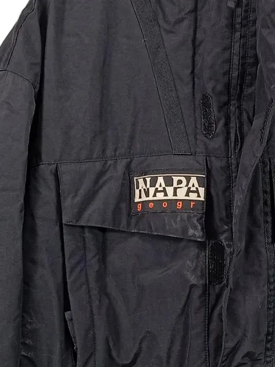 Napapijri Herren Parka Jacke M Schwarz Outdoor