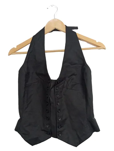 mng Damen Anzugweste Gr. 40/L Schwarz Elegant Business Weste