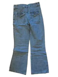 Alive Mädchen Jeans Bootcut Gr. 158 Blau Baumwolle Casual 2