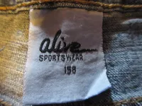 Alive Mädchen Jeans Bootcut Gr. 158 Blau Baumwolle Casual 3