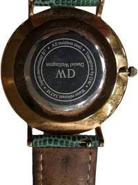 Daniel Wellington Damenuhr Elegant Grün Leder Edelstahl Armbanduhr 3