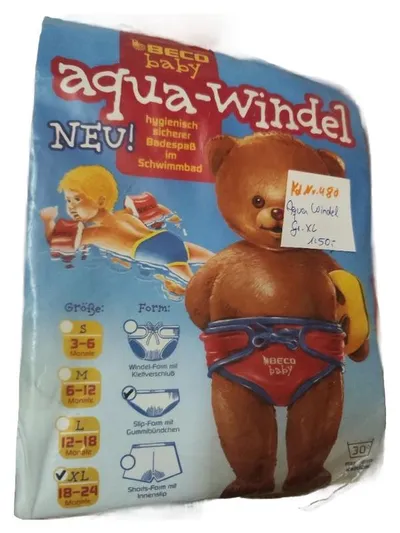BECO Schwimmwindel Tiermotive Rot Gr. 86 Kinder