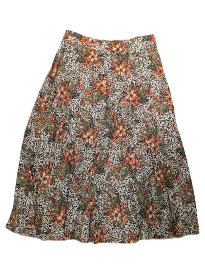Dorothy Perkins Damen Faltenrock Blumenmuster Gr. 38/M Mehrfarbig