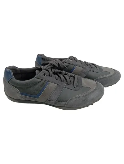 Geox Herren Sneaker low Gr. 40 Grau Casual Freizeitschuh