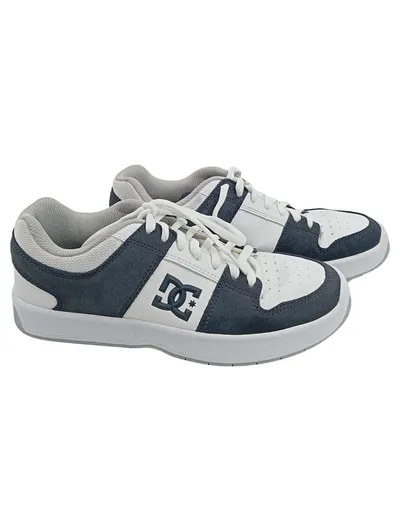 DC Shoes Herren Sneaker Low Top Größe 42 Blau Weiß Streetwear