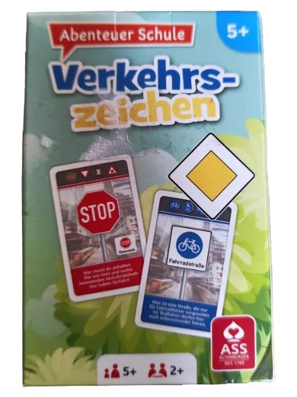 ASS Altenburger Verkehrszeichen Quartett Abenteuer Schule Kartenspiel ab 5 1