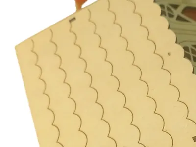 AMSEL Modellkirche Bausatz Beige Sakralbau DIY Bastelset Modellbau