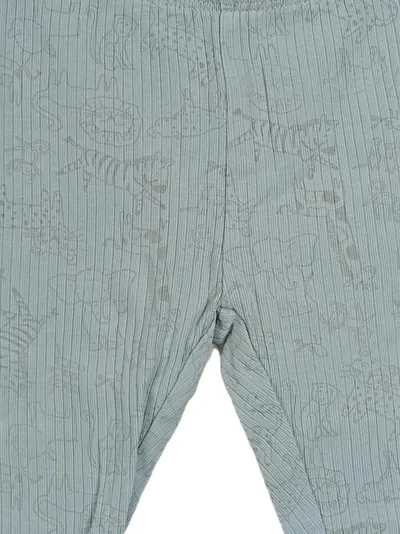 Lily & Dan Baby Jogginghose Tiermotiv Gr. 74/80 Blau Bio-Baumwolle