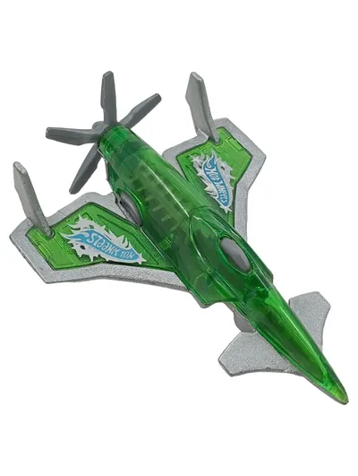 Hot Wheels Poison Arrow Flugzeug Propeller Jet Grün Transparent Spielzeug