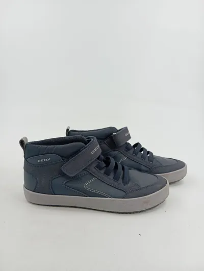 Geox Kinder Sneaker High Jungen Mädchen Schuhe Blau Gr. 34 Casual
