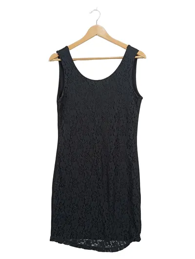 VERO MODA Damen Spitzenkleid Schwarz Gr. M Cocktailkleid Elegant
