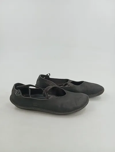Loints of Holland Damen Ballerinas Gr. 38 Schwarz Casual Leder Schuhe