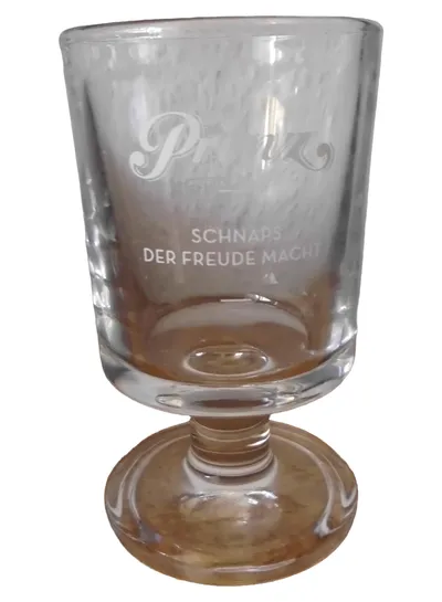 Prinz Schnapsglas Glas Transparent Klassisch 9cm Schriftzug Shotglas