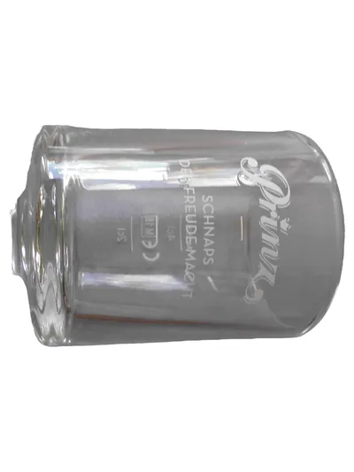 Prinz Schnapsglas Glas Transparent Klassisch 9cm Schriftzug Shotglas