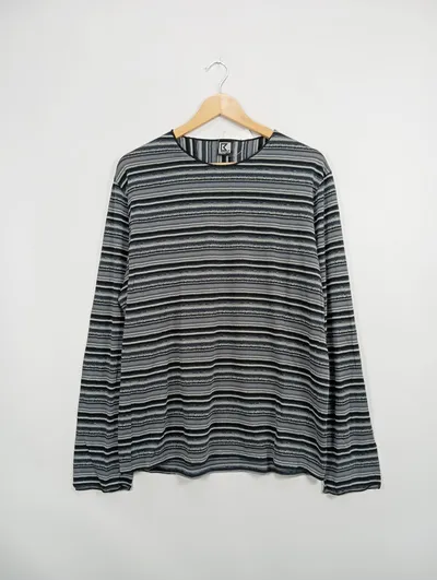 Batallata Herren Langarmshirt gestreift Gr. XL Casual Mehrfarbig