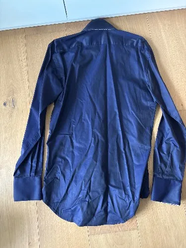 Circle of Gentlemen Herren Business Hemd Blau Gr. 39/L Baumwolle