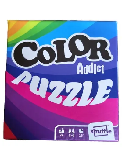 Color Addict Puzzle Kartenspiel Shuffle 2-6 Spieler ab 7 Jahre