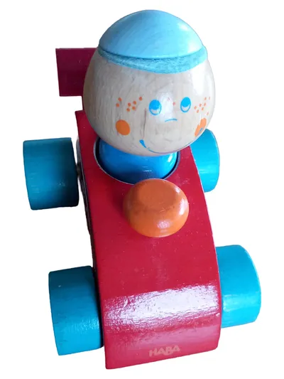 HABA Rennfahrer Spielzeugauto Holz Rot