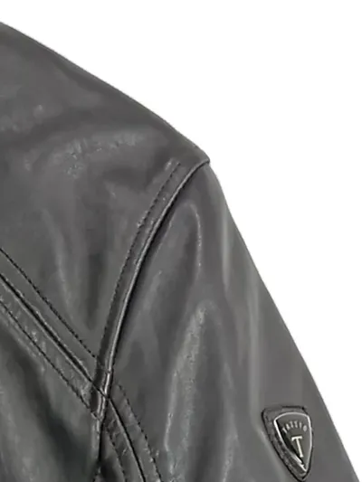 Tazzio Herren Lederjacke Gr. 46/S Schwarz Modern