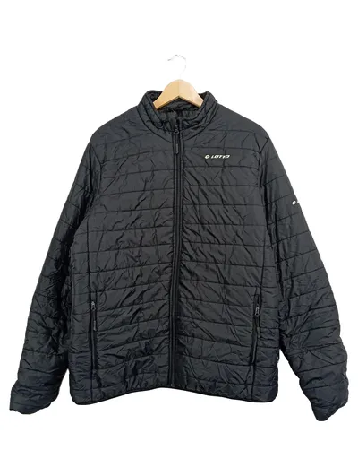 Lotto Herren Steppjacke Outdoor Schwarz Gr. 52/XL