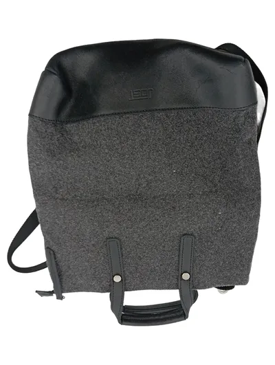 Jost Aktentasche Business Tasche Grau Filz Leder Büro Unisex
