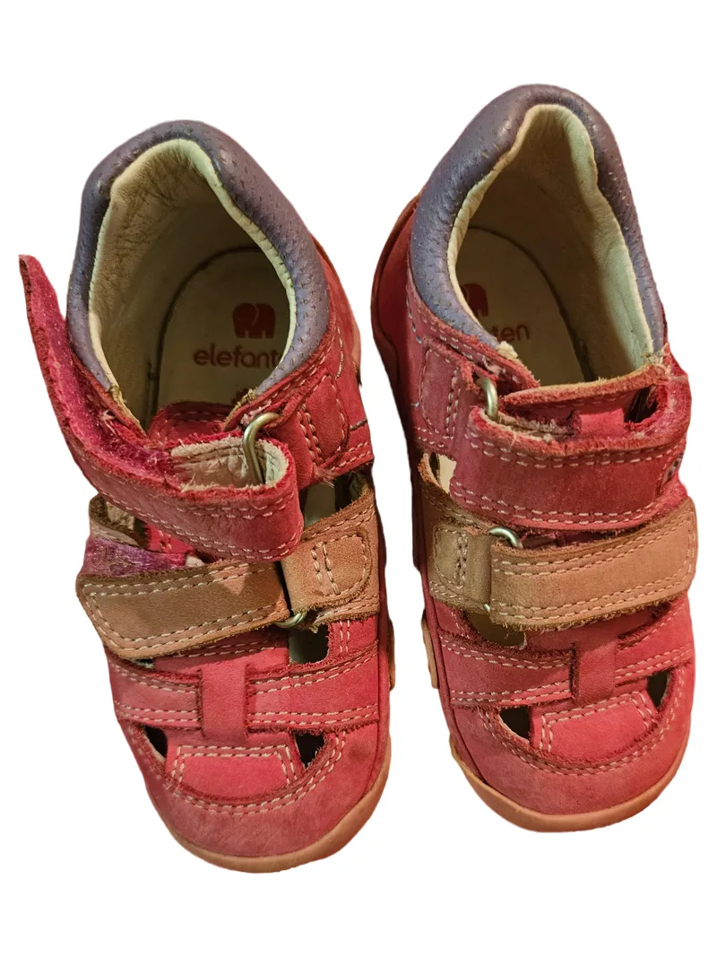 Elefanten Sandalen Kinder Mädchen Rosa Größe 20 Praktisch Klettverschluss 3