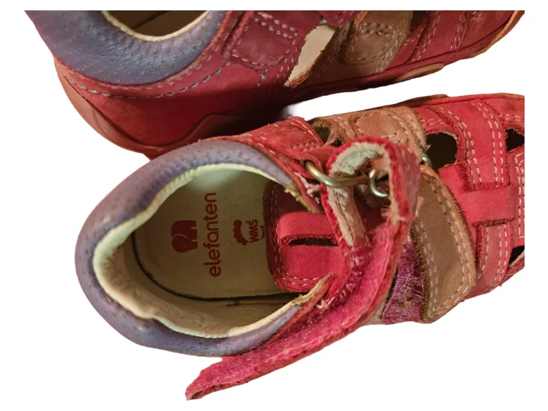 Elefanten Sandalen Kinder Mädchen Rosa Größe 20 Praktisch Klettverschluss 4