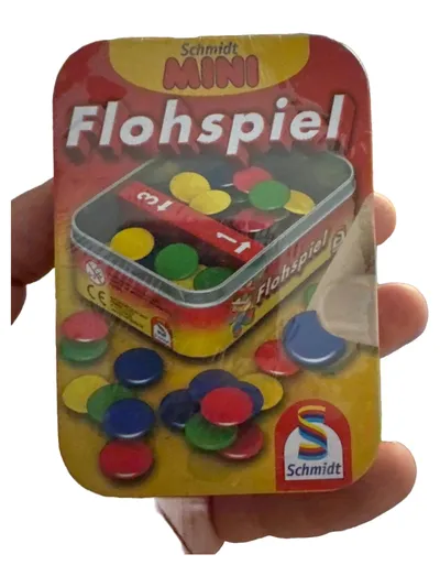 Schmidt MINI Flohspiel Geschicklichkeitsspiel Reisespiel für Kinder