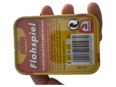 Schmidt MINI Flohspiel Geschicklichkeitsspiel Reisespiel für Kinder
