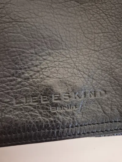 Liebeskind Berlin Damen Henkeltasche Leder Schwarz Umhängetasche Casual
