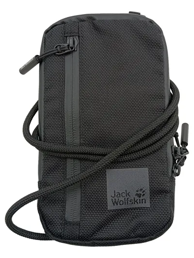 Jack Wolfskin Kulturtasche Kulturbeutel Schwarz Polyester Praktisch