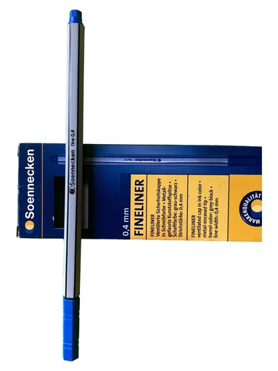 Soennecken Fineliner 0,4 mm Grau Zeichenstift Schreibstift