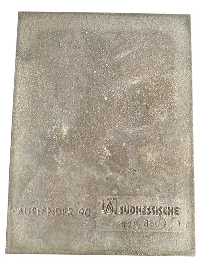 Südhessische Gas Wasser AG Bronze Medaille Plakette 624/850 Limitiert