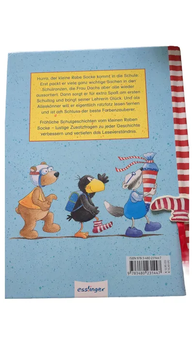 Der kleine Rabe Socke Schulgeschichten Kinderbuch Esslinger Verlag