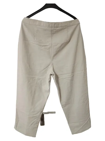 Bill Blass Damen Stoffhose Capri Beige Stretch Gr. 42 Premium