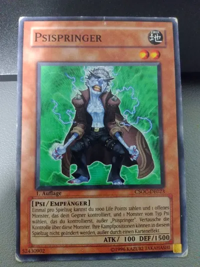 Konami Yu-Gi-Oh! Sammelkarte Psiprunger CSOC-DE023 Mehrfarbig