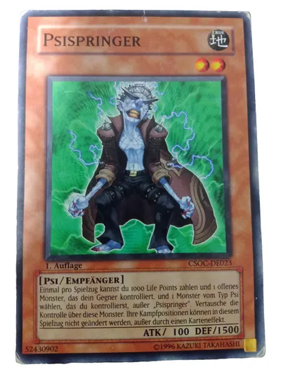 Konami Yu-Gi-Oh! Sammelkarte Psiprunger CSOC-DE023 Mehrfarbig