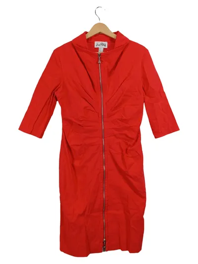 Joseph Ribkoff Damen Etuikleid Rot Gr. 38 Elegant Business Midikleid